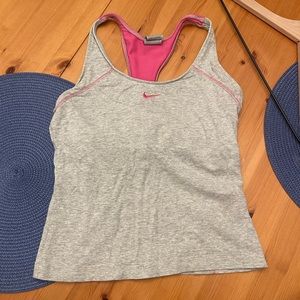 Nike Sports Tank with Built In Bra Support